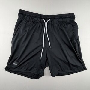 BYLT Training Shorts Mens L Black 6" Athletic Performance Linerless Zip Pocket
